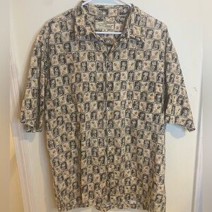 Tori Richard Pineapple shirt size XL 100% Cotton